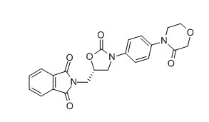 2-[[(5S)-2-oxo-3-[4-(3-oxo-4-morpholinyl)phenyl]-5